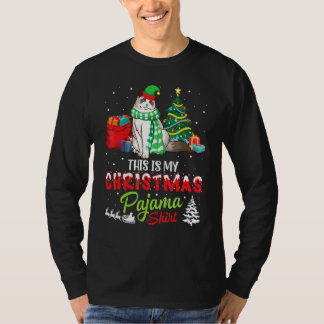 Camiseta Presentes de Fantasia de Natal de Gato Birmanês Is