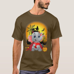 Camiseta Presentes de fantasia no Halloween de elefante eng