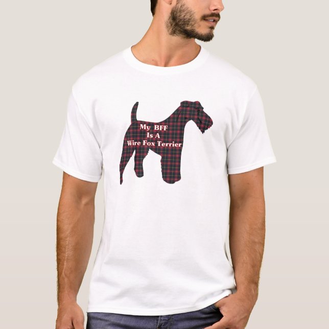 Camiseta Presentes de Fios Fox Terrier BFF (Frente)