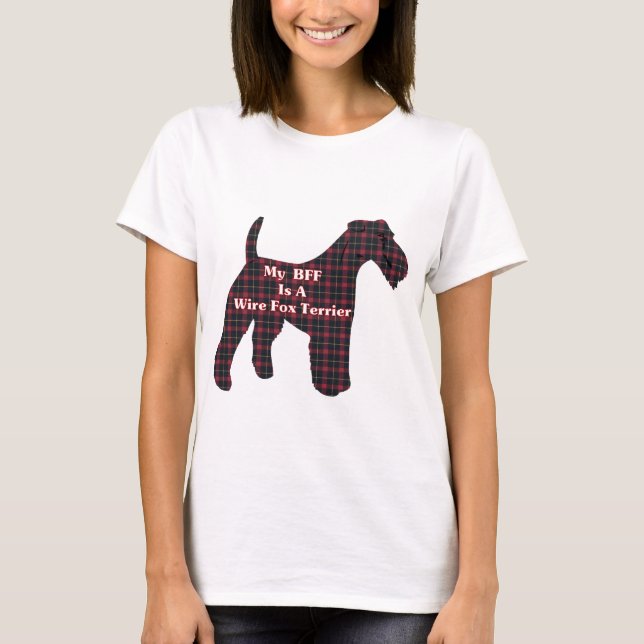 Camiseta Presentes de Fios Fox Terrier BFF (Frente)