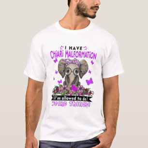 Camiseta Presentes de fita para conscientização da malfor