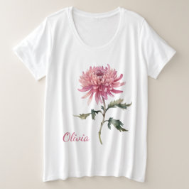 Camiseta Presentes de flores de nascimento de novembro Flor