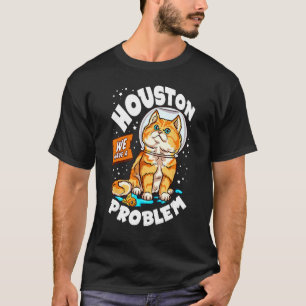 Camiseta Presentes de Gato Astronauta Espacial Engraçado pa