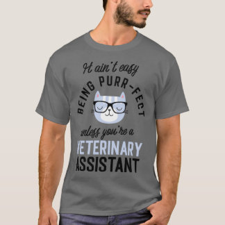 Camiseta Presentes de Gato do Assistente Veterinário para G