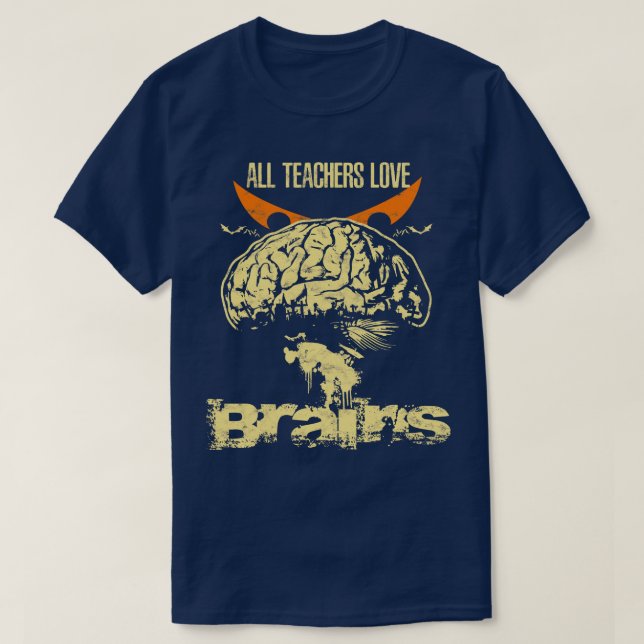 Camiseta Presentes De Halloween Para Professores Todos Os P (Frente do Design)