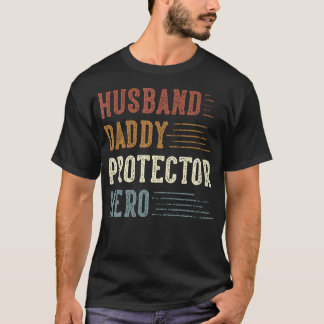 Camiseta Presentes De Herói Do Pai Do Marido Para O Pai Pai