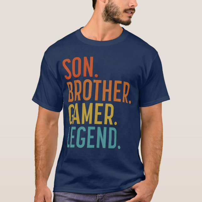 Camiseta Presentes de Jogos para Meninos Adolescentes de 8  (Frente)