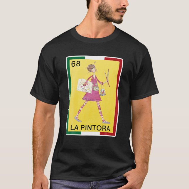 Camiseta Presentes De Loteria Para Mulheres Mexicanas Loter (Frente)