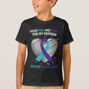 Camiseta Presentes de Luto Perda do Sobrinho Conscientizaçã