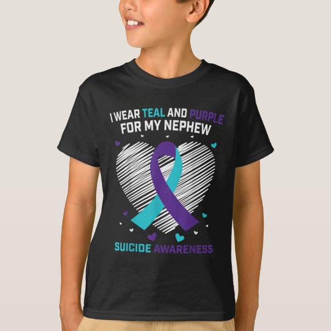 Camiseta Presentes de Luto Perda do Sobrinho Conscientizaçã (Frente)