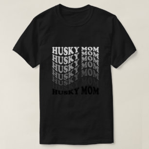 Camiseta Presentes de mãe husky da Sibéria, dona de um cão
