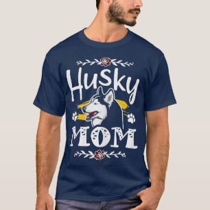 Camiseta Presentes de mãe husky da Sibéria, dona de um cão 