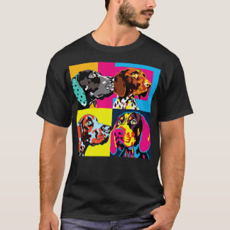Camiseta Presentes de massinha de cãozinhos alemães abrevia