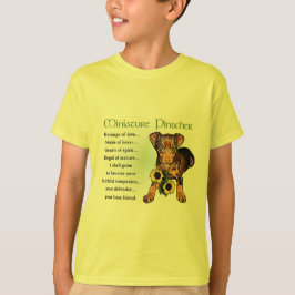 Camiseta Presentes de Miniatura Pinscher