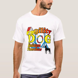 Camiseta Presentes de Miniatura_Pinscher_Agilidade