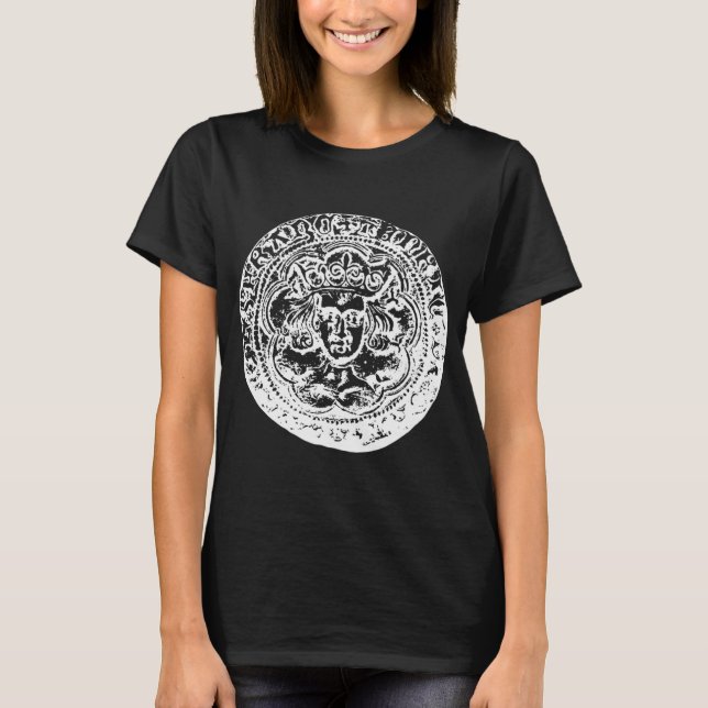 Camiseta Presentes de moedas marteladas, ideais para coleci (Frente)