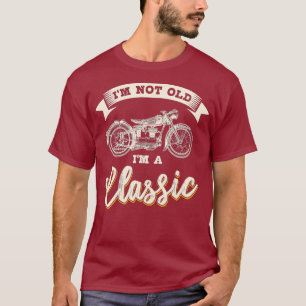 Camiseta Presentes De Motocicleta De Biker Gear Não Antigo
