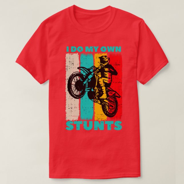 Camiseta Presentes de Motocross Dirt Bike para Pilotos de S (Frente do Design)