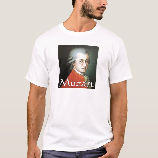 Camiseta Presentes de Mozart para melómanos (Frente)