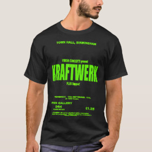 Camiseta Presentes De Música Eletrônica De Kraftwerk Engraç