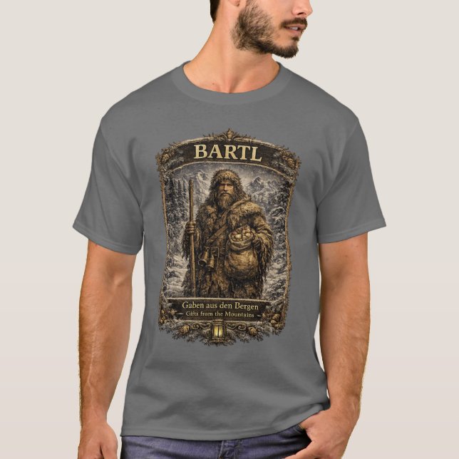 Camiseta Presentes de Natal Alpinos Bartl das Montanhas (Frente)