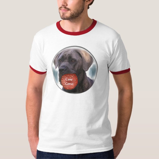 Camiseta Presentes de Natal Cane Corso (Frente)
