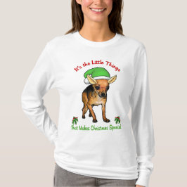 Camiseta Presentes de Natal Chihuahua