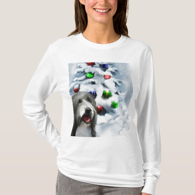 Camiseta Presentes de Natal Collie (Frente)