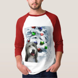 Camiseta Presentes de Natal Collie