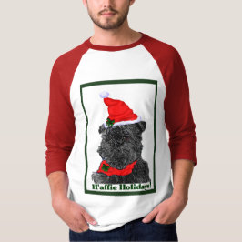 Camiseta Presentes de Natal de Affenpinscher