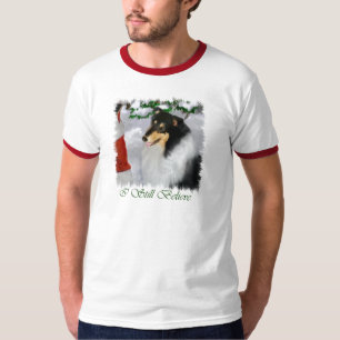 Camiseta Presentes de Natal de Collie em três cores