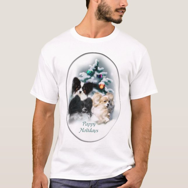 Camiseta Presentes de Natal de Papillon (Frente)