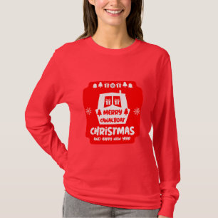 Camiseta Presentes de Natal do Canal Narrowboat