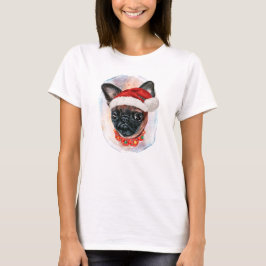 Camiseta Presentes de Natal do Griffon de Bruxelas Para Ama
