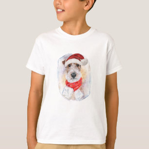 Camiseta Presentes De Natal Do Wire Fox Terrier Para Amante