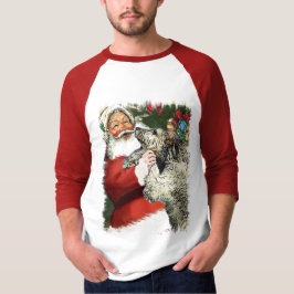 Camiseta Presentes de Natal do Wolfhound Irlandês