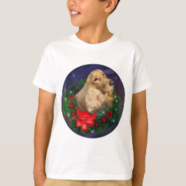 Camiseta Presentes de Natal em Inglês Cocker Spaniel