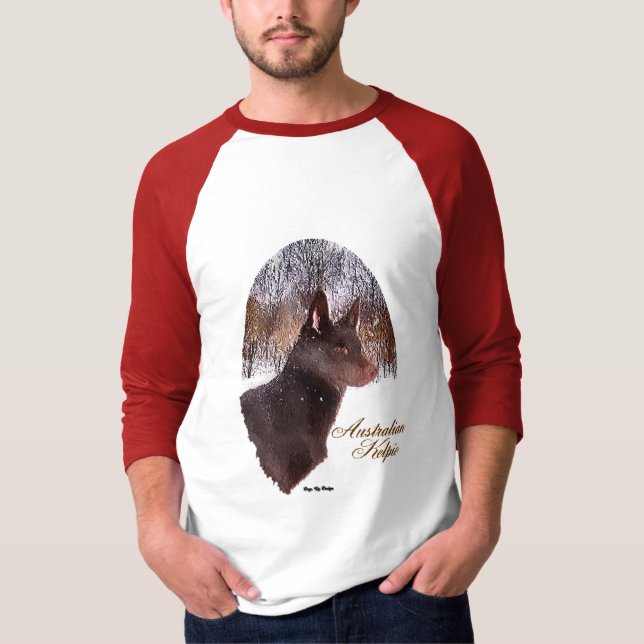 Camiseta Presentes de Natal em Kelpie australianos (Frente)
