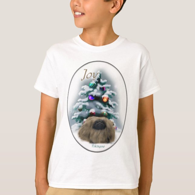 Camiseta Presentes de Natal em Pekingese (Frente)