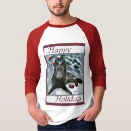 Camiseta Presentes de Natal em Sheepdog Belgas