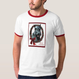 Camiseta Presentes de Natal Giant Schnauzer