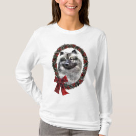 Camiseta Presentes de Natal Keeshond