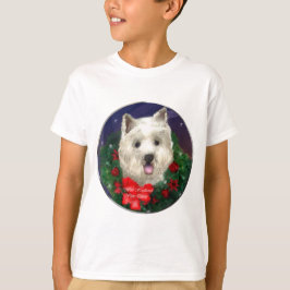 Camiseta Presentes de Natal no Terrier White Highland West
