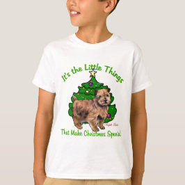 Camiseta Presentes de Natal Norfolk Terrier