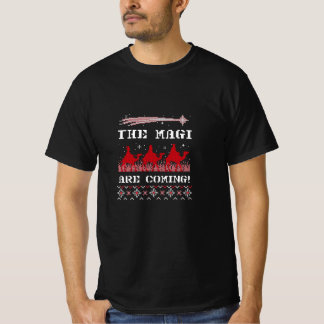 Camiseta Presentes De Natal - Os Mágicos Estão Chegando
