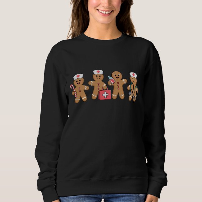 Camiseta Presentes de Natal para Equipe de Enfermeiros de B (Frente)