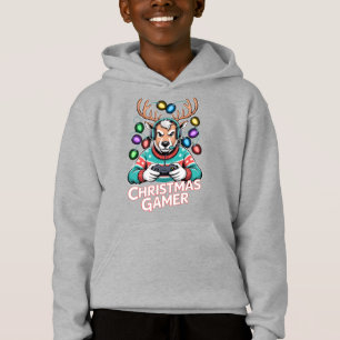 Camiseta Presentes de Natal para Gamer Rena de Jogos