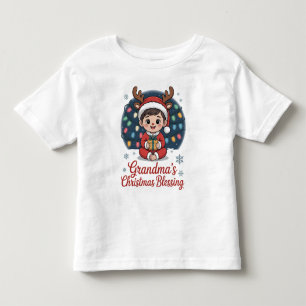 Camiseta Presentes de Natal para Netos Natal da Vovó