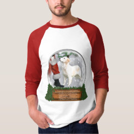 Camiseta Presentes de Natal para ouro Retriever