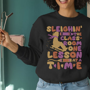 Camiseta Presentes de Natal para Professores que Fazem Tudo